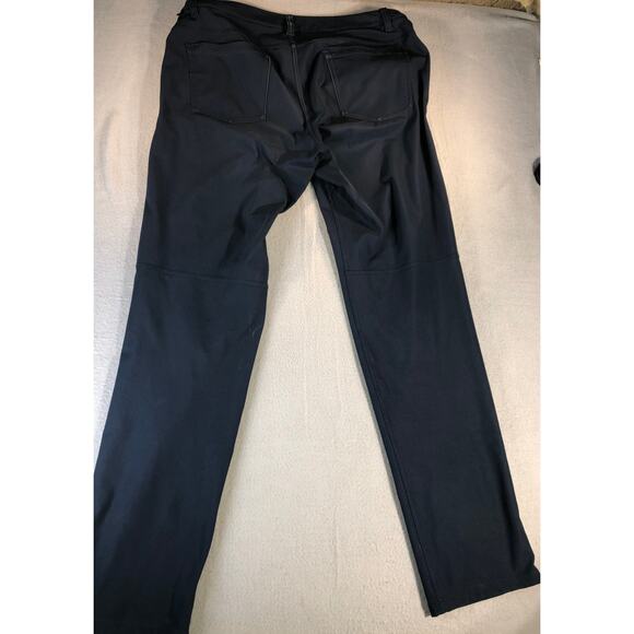 lululemon Mens Navy Technical Pants ABC Commission 5 Pocket Size 33 - Picture 6 of 6